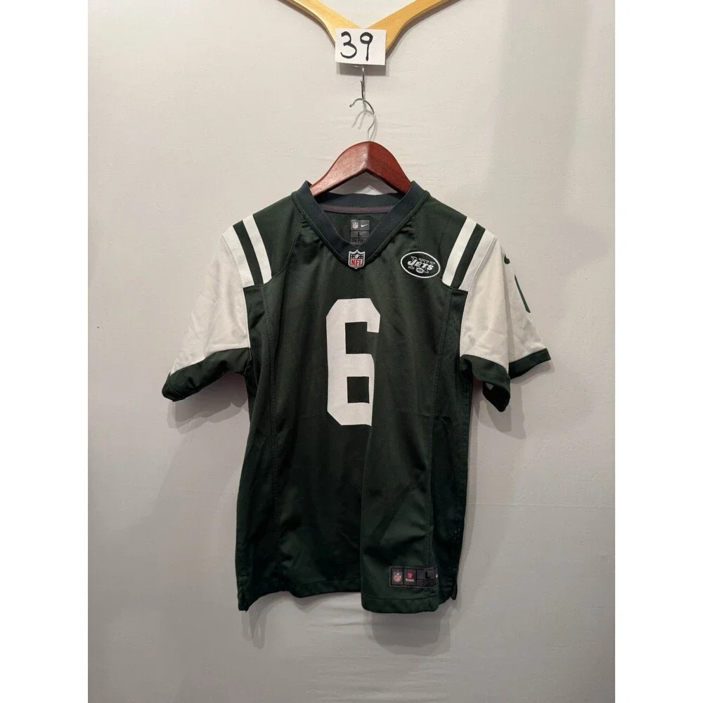 Nike Mark Sanchez #6 New York Jets NFL Football Jersey Green/White Size youth L